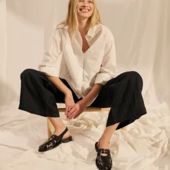 Hot Slingback Loafer med Cut-Out Mønster Dame Sandaler