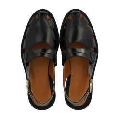 Hot Slingback Loafer med Cut-Out Mønster Dame Sandaler