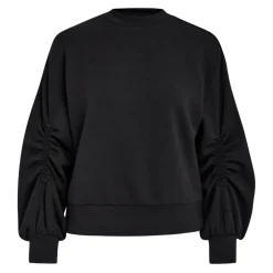 New Sweatshirt med Cool Elastisk Detalje Dame Sweatshirts