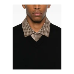Online V-hals Uld Sweater Strik