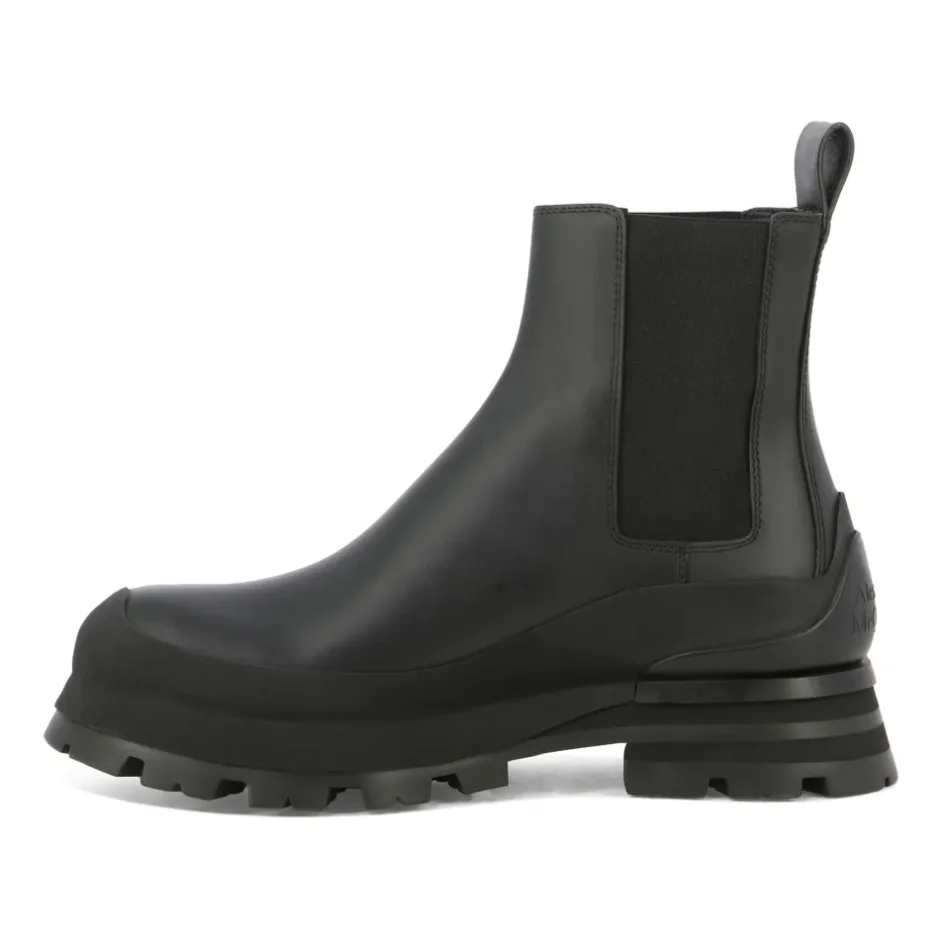 Hot e ankellæderstøvler til mænd Chelsea Boots