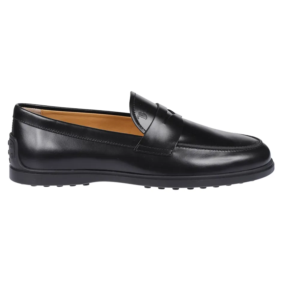 Clearance e flade sko med penny slot Loafers