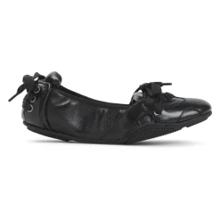 Clearance e Læder Ballerina Snøresko Dame Ballerina Sko