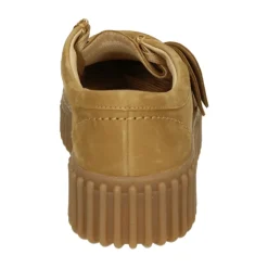 Hot Sporty lavt damesko i cognac Dame Snøresko