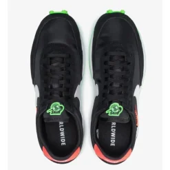 Sale Sporty Snøresko Sort/Grøn Træningssko