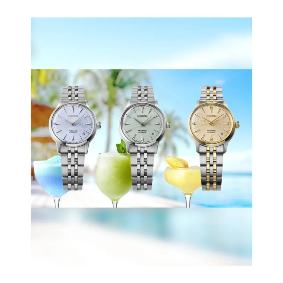 SRPL64J1 - Ur PRESAGE Cocktail Automatisk 3 hænder dato Dame Ure