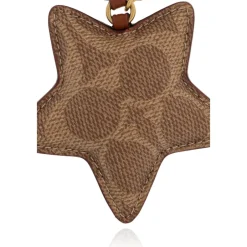 Outlet Star Puffy Bag Charm In Signature Canvas Dame Tilbehør Til Tasker