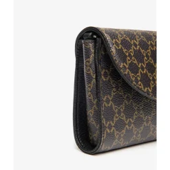 Stilfuld clutch i teknisk materiale Dame Clutch