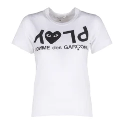 Discount Stilfuld T-shirt med Logo Print Dame T-Shirts