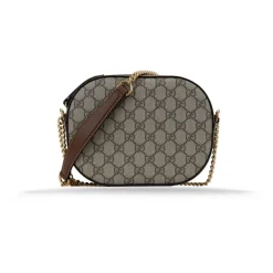 Stilfuld læder crossbody taske Dame Skuldertasker