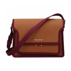 Online Stilfuld Marrone-Viola Skuldertaske Dame Skuldertasker