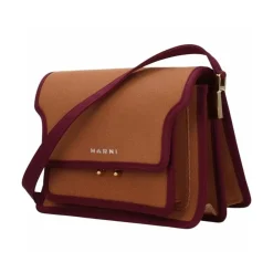 Online Stilfuld Marrone-Viola Skuldertaske Dame Skuldertasker