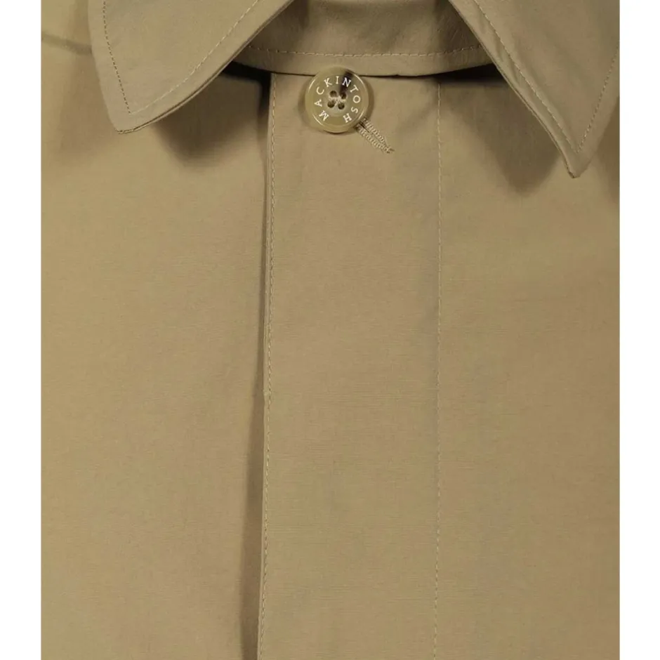 Outlet Stilfuld Trench Coat med Logo Knapper Frakker