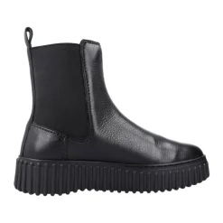 Stilfulde Chelsea-støvler i Maple Finish Dame Chelsea Boots