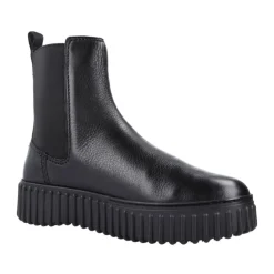 Stilfulde Chelsea-støvler i Maple Finish Dame Chelsea Boots