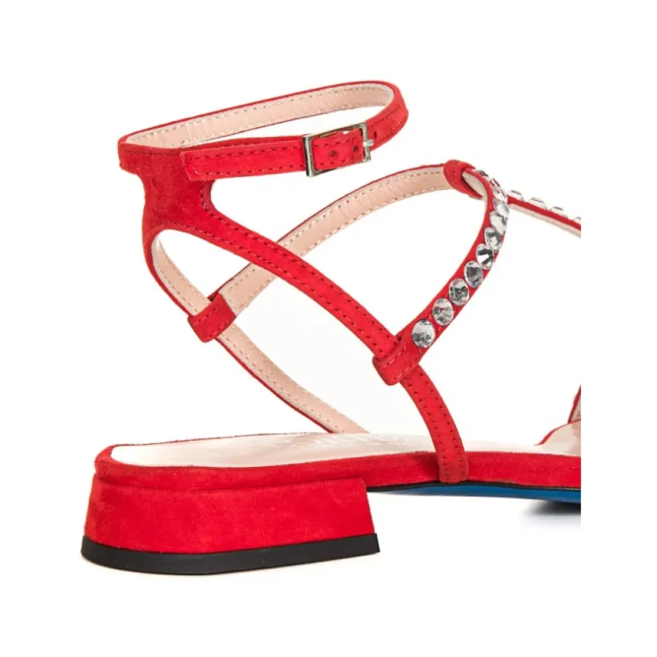 Clearance Stilfulde Ruskindssandaler Dame Sandaler