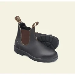 Discount Stout Læder Elastik Støvler Dame Chelsea Boots