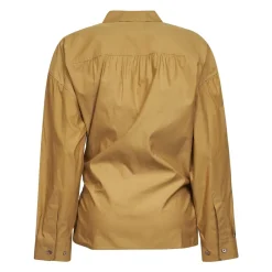 New Straight Collar Twisted Shirt Dame Bluser & Skjorter