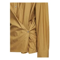 New Straight Collar Twisted Shirt Dame Bluser & Skjorter
