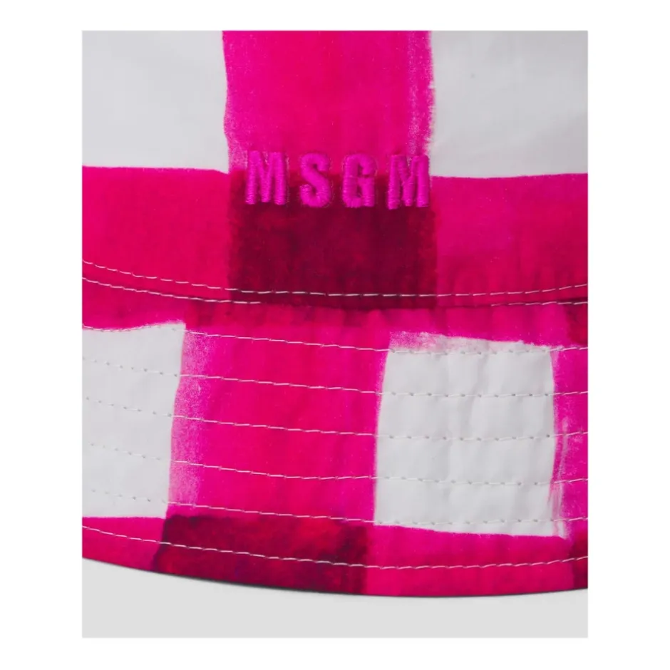 Sale Stribet bomuldshat med broderet logo Dame Huer, Kasketter & Hatte|Huer & Kasketter