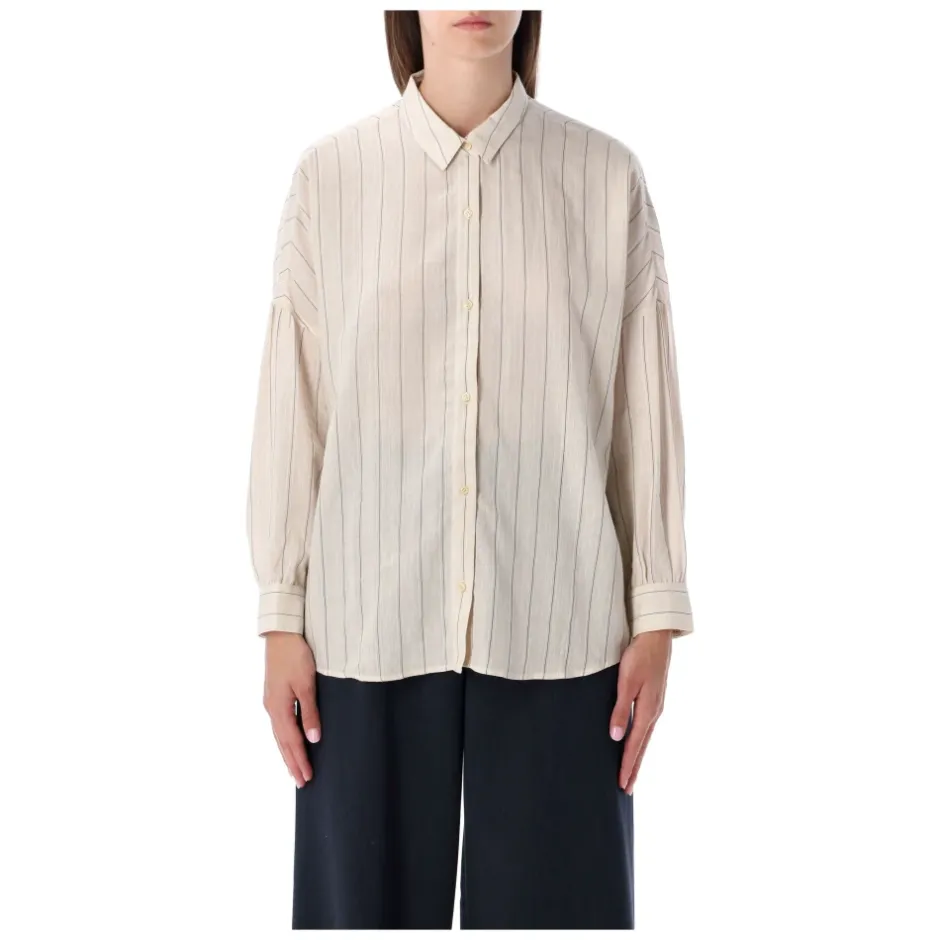 Hot Stribet Botan Skjorte Dame Bluser & Skjorter