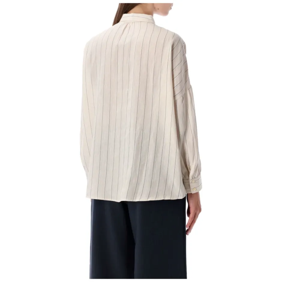 Hot Stribet Botan Skjorte Dame Bluser & Skjorter