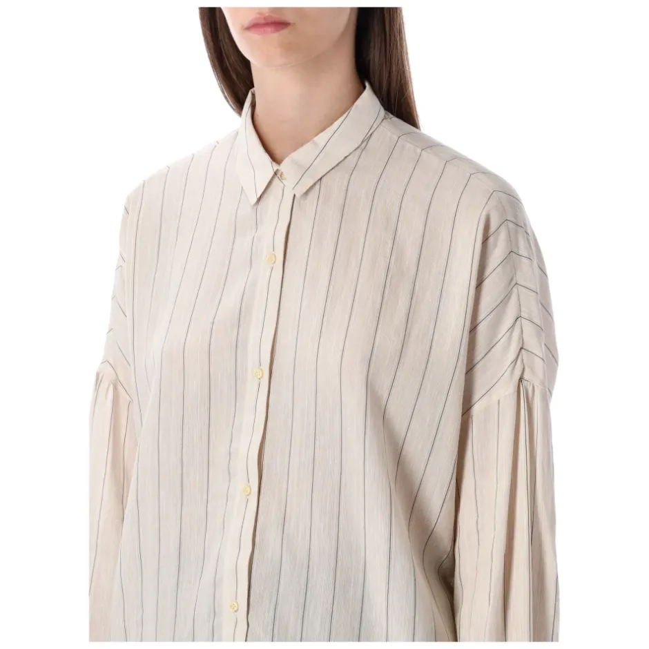 Hot Stribet Botan Skjorte Dame Bluser & Skjorter