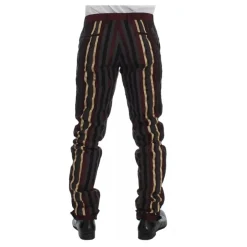 New Stribet Dobbelt Brystet Slim Fit Jakkesæt Jakkesæt