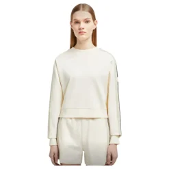 New Stribet Hæklet Sweatshirt Sæt Dame Sweatshirts