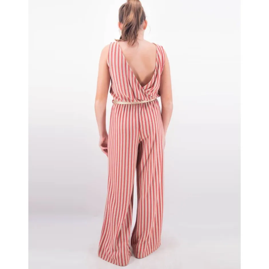 Discount Stribet Lurex Jumpsuit Børn Jumpsuits