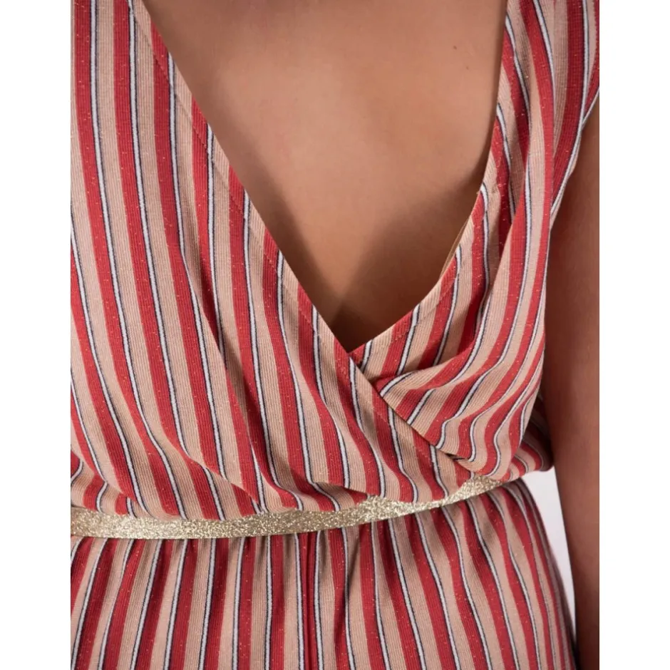 Discount Stribet Lurex Jumpsuit Børn Jumpsuits