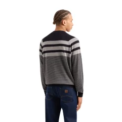 New Stribet rundhals sweater Strik