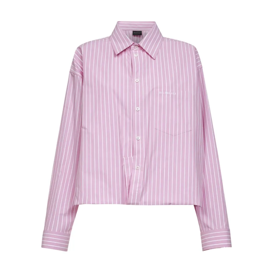 Clearance Stribet Skjorte Dame Bluser & Skjorter