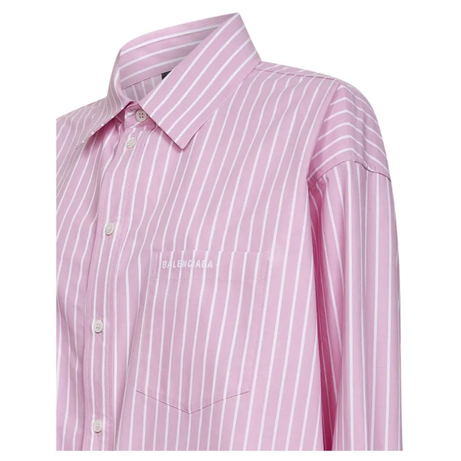 Clearance Stribet Skjorte Dame Bluser & Skjorter
