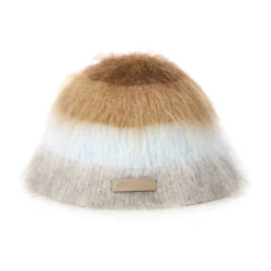 Discount Stribet uldblandingshat Dame Huer & Kasketter