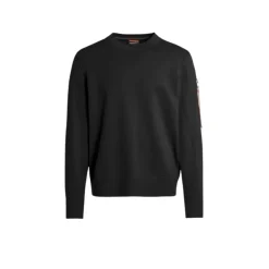Sale Strikket bomuldssweater med logo på ærmet Sweatshirts