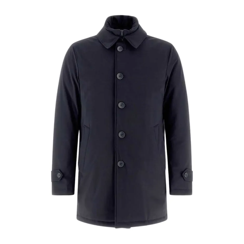 Strikket Halv Frakke Trenchcoat Frakker