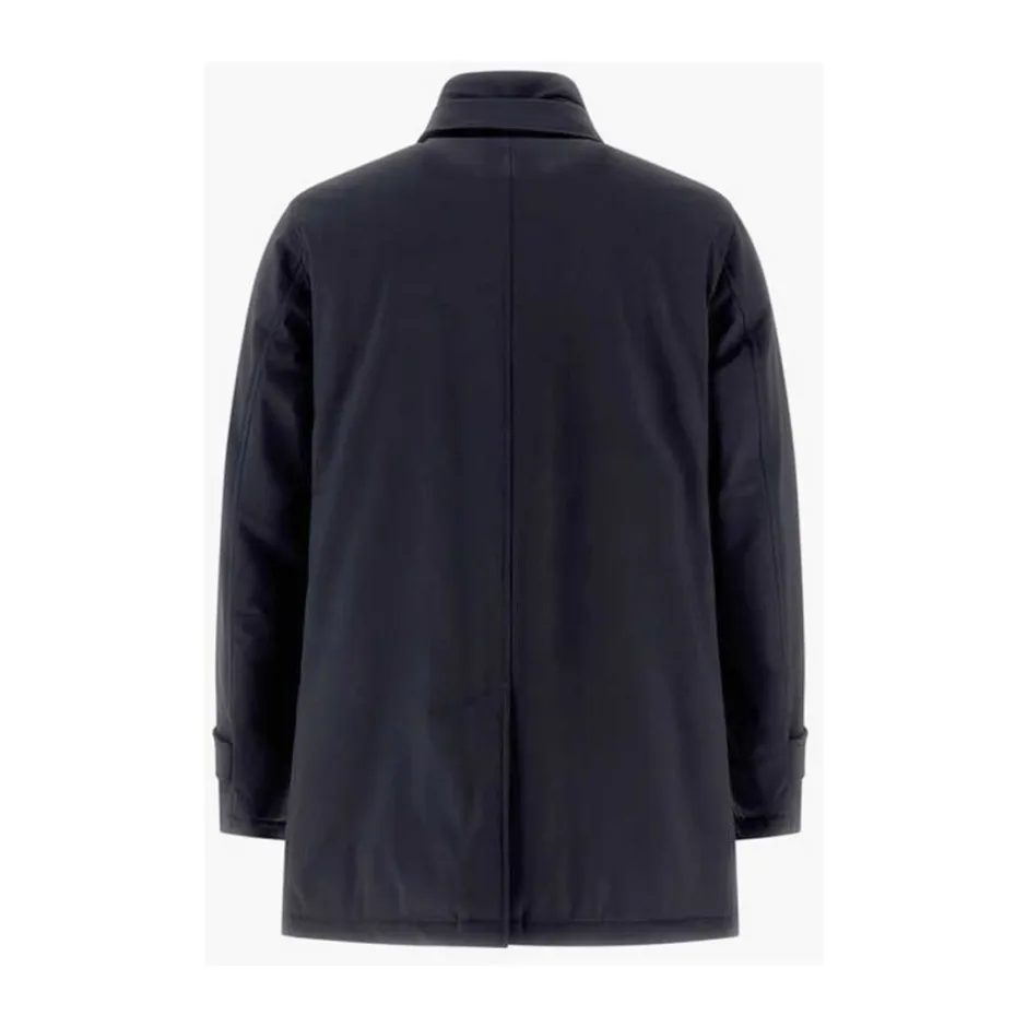 Strikket Halv Frakke Trenchcoat Frakker