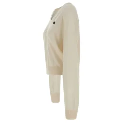 Strikket V-hals Sweater Dame Striktrøjer & Sweatere
