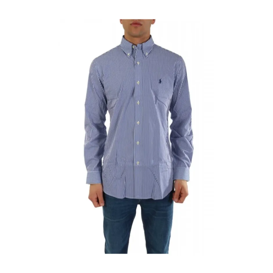 Best Stripet Stretch Poplin Skjorte Skjorter
