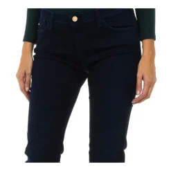 Sale Stræk denim jeans med logo detalje Dame Jeans