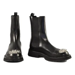 Studded Læder Beatles Sko Chelsea Boots