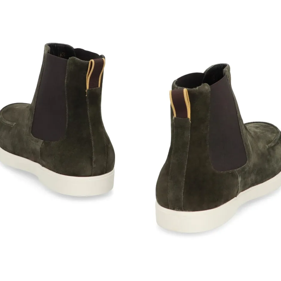 Suede Chelsea støvler med elastiske indsatser Chelsea Boots