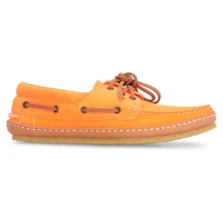 Clearance Suede Dæk Sko Rund Tå Gummi Sejlersko