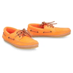 Clearance Suede Dæk Sko Rund Tå Gummi Sejlersko