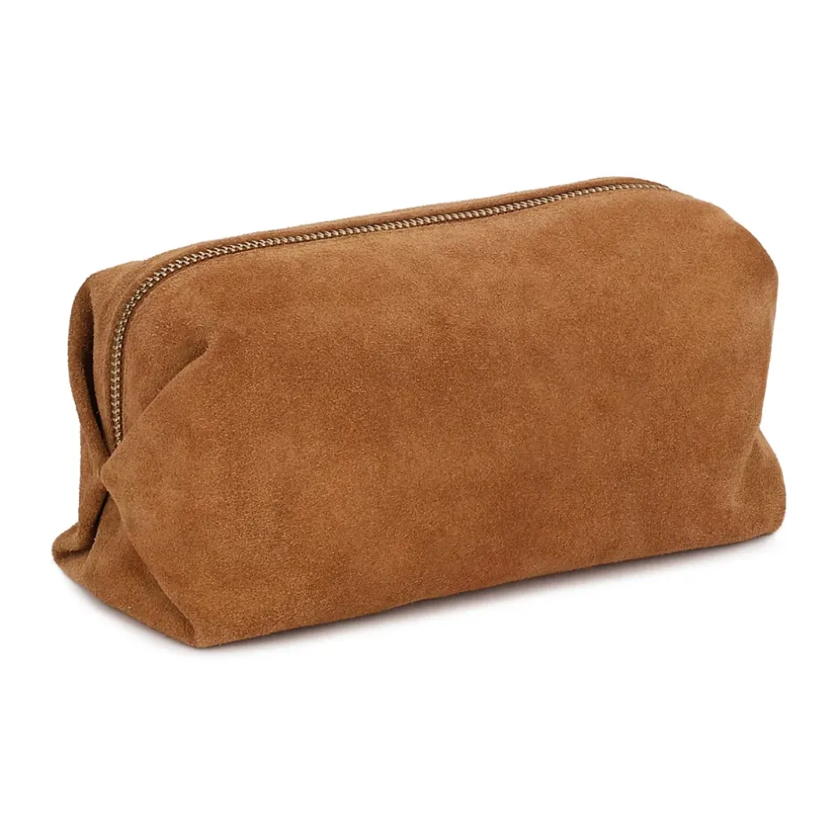 Sale Suede Kosmetiktaske Dame Toilettasker