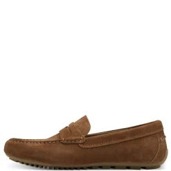 Clearance Suede Loafer i Cognac Loafers