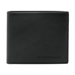 Discount Supple Grain Leather Elongated T Line Classic Bifold Wallet Punge & Kortholder