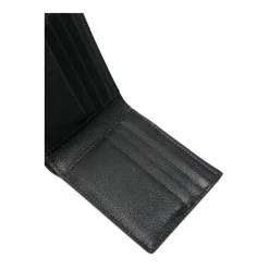 Discount Supple Grain Leather Elongated T Line Classic Bifold Wallet Punge & Kortholder