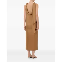 New Susan Twisted Collar Dress Dame Kjoler